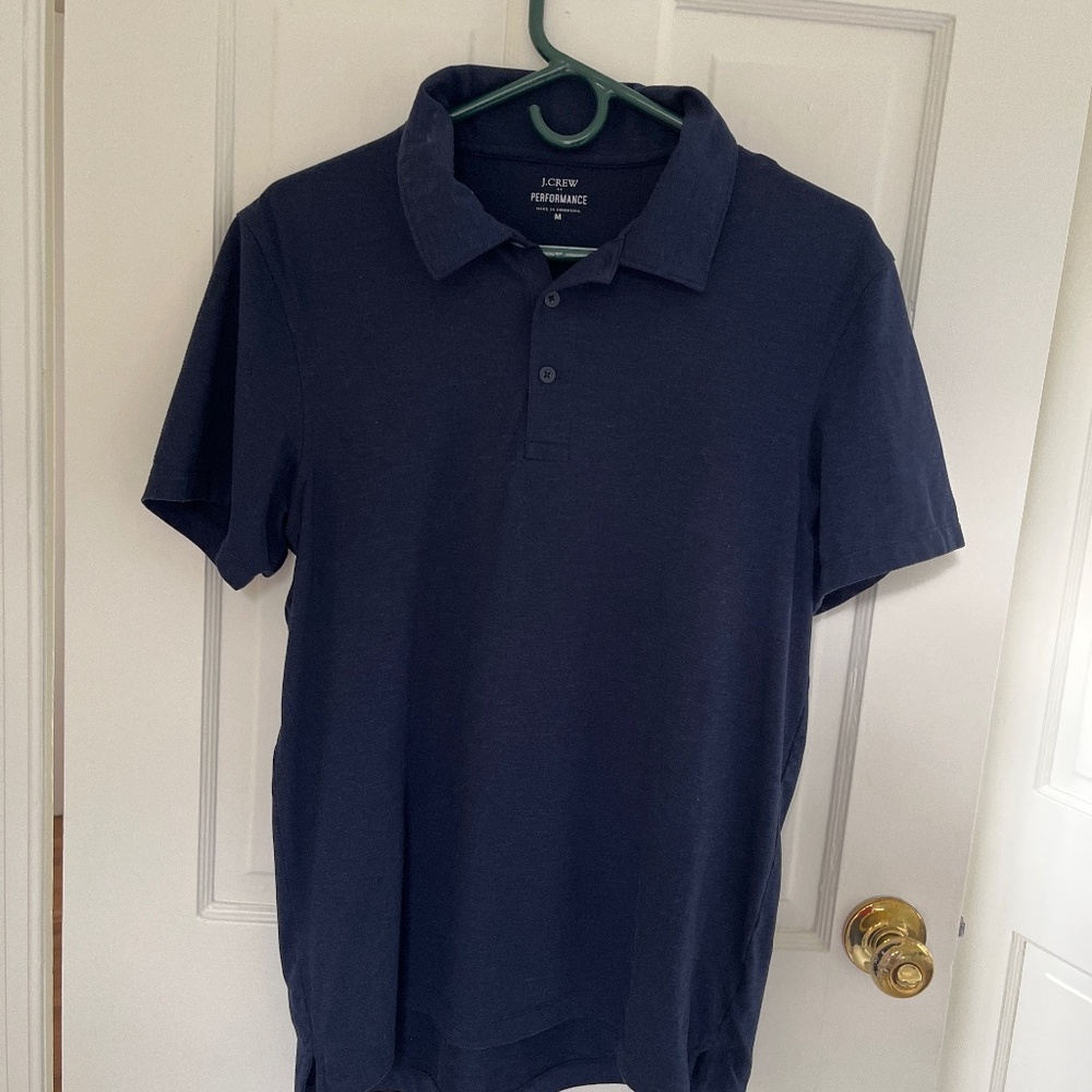 Navy polo shirt